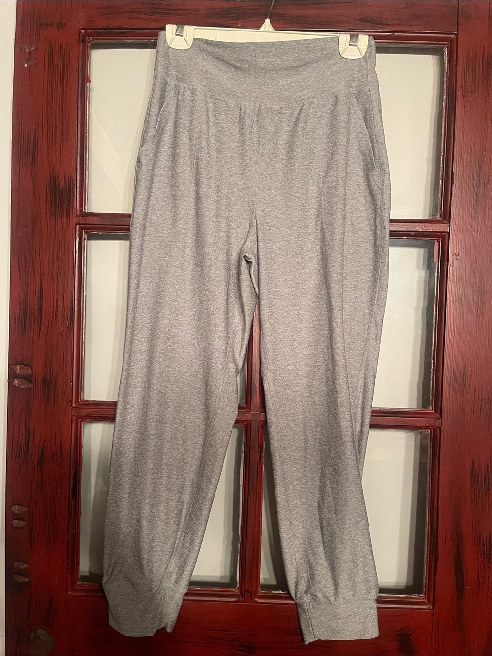 Old Navy Light Gray High-Rise Jogger Pants